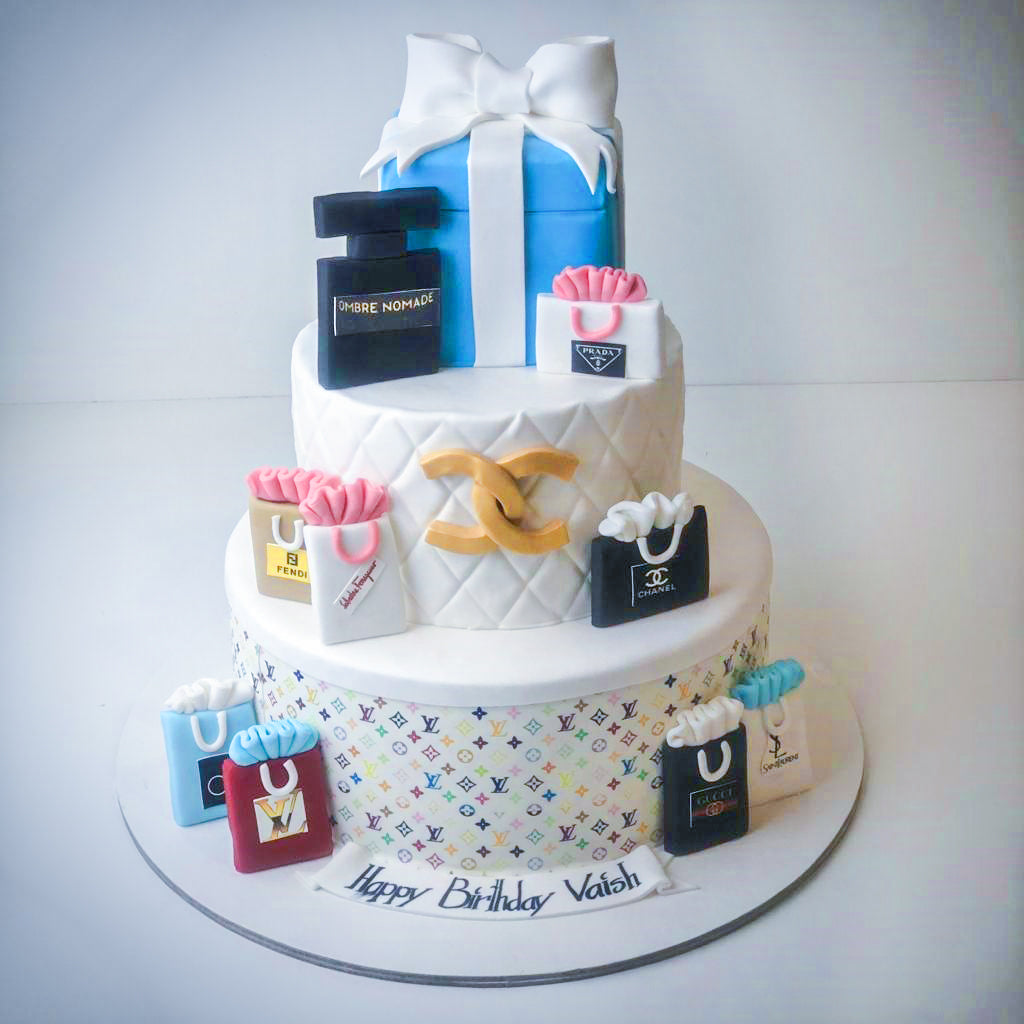 Travel and Shopping cake for fashionista wife's birthday | Cake, Wife  birthday, Cake shop