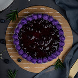 Classic NEW YORK Blueberry Baked Cheese Cake - Eggless