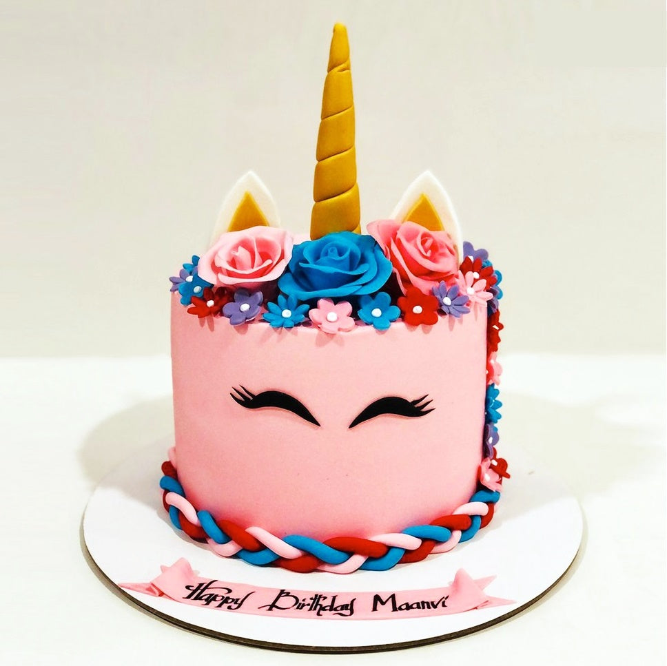 5 Off] Order 'Rainbow Sprinkle Unicorn Birthday Cake (Round)' Online |  Urgent Delivery Across London // Sugaholics™
