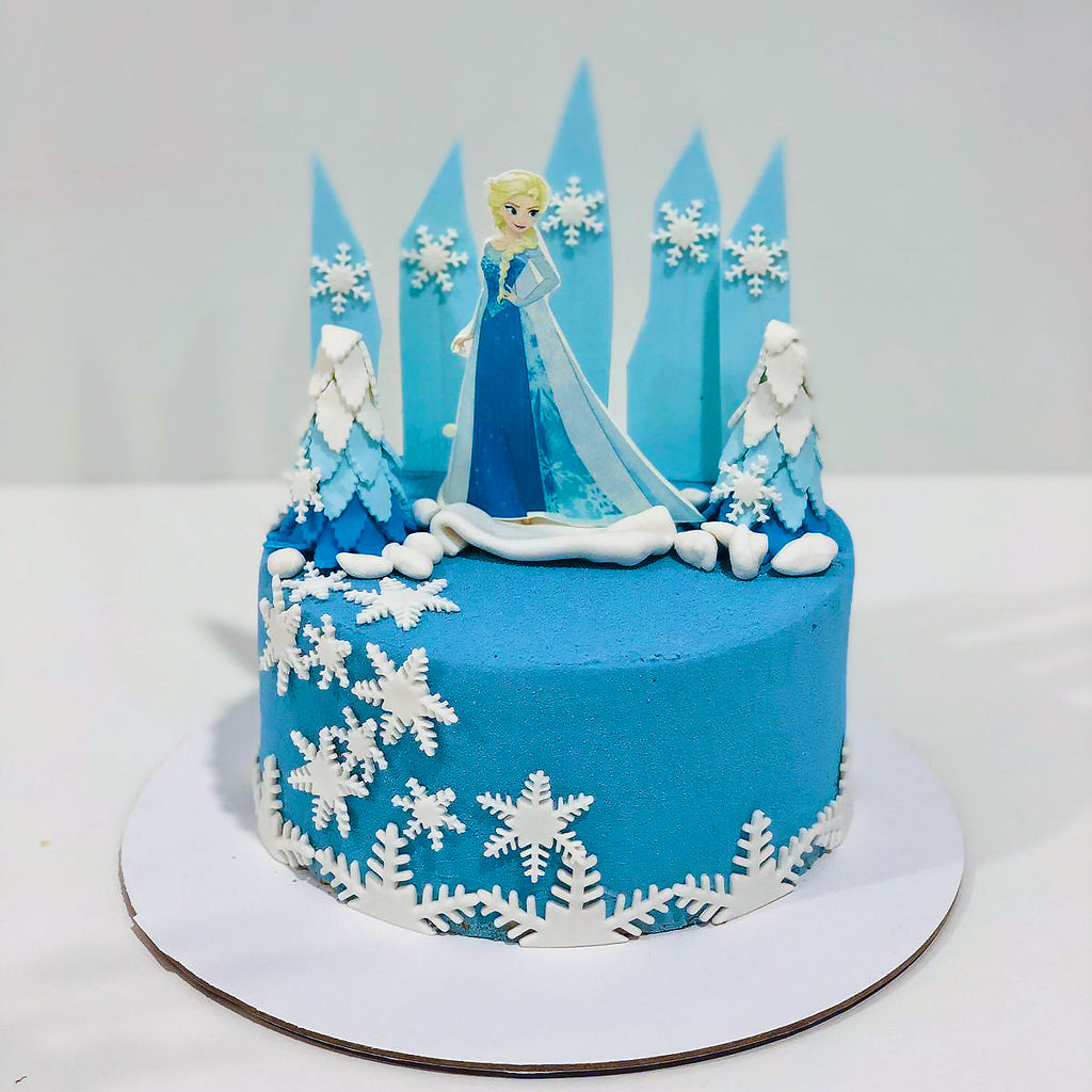 Disney Frozen Cakes 6 inch high by 7 inch round — Sweet Mayada Cakes