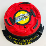 Beyblade cake - Decorated Cake by The Custom Piece of - CakesDecor