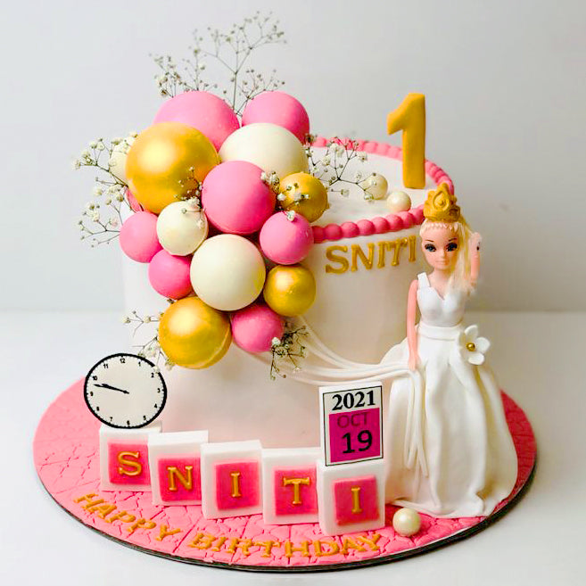 Discover 75+ 1st birthday doll cake