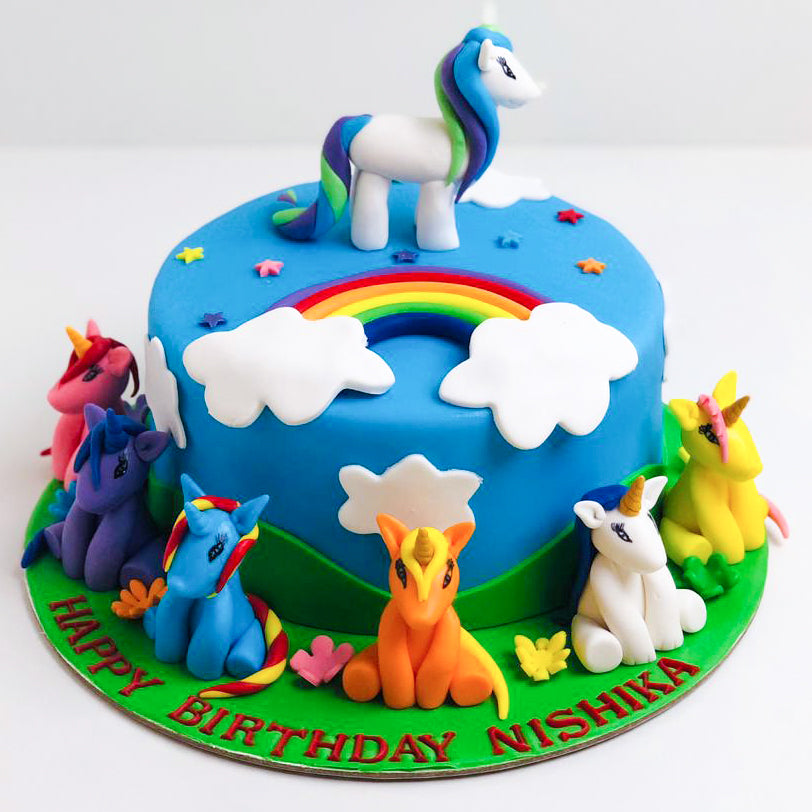 Unicorn Rainbow | Sweet Tops - Personalised, Edible Cake Toppers and Gifts