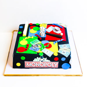Monopoly Game theme cake