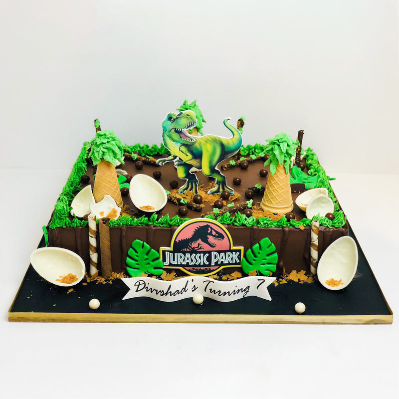 Dinosaur cake topper, any number any name | eBay