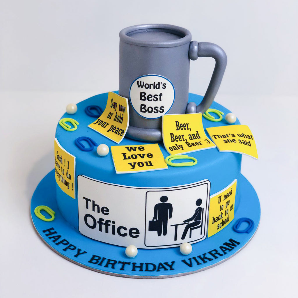 Supreme Office Theme Cake | Winni.in