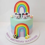 Rainbow Disney Theme Cake