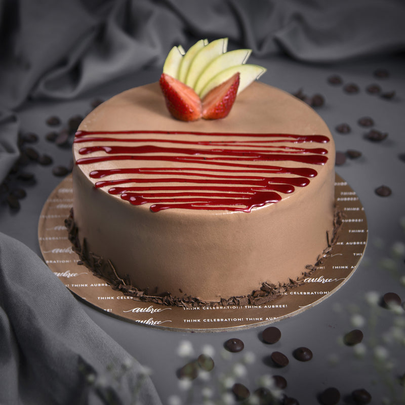 Aubree Haute Chocolaterie - Make celebrations lively with this extravagant  cake that is packed with the flavours of strawberry, chocolate and vanilla.  Check out the most amazing creative cakes from Aubree. Order