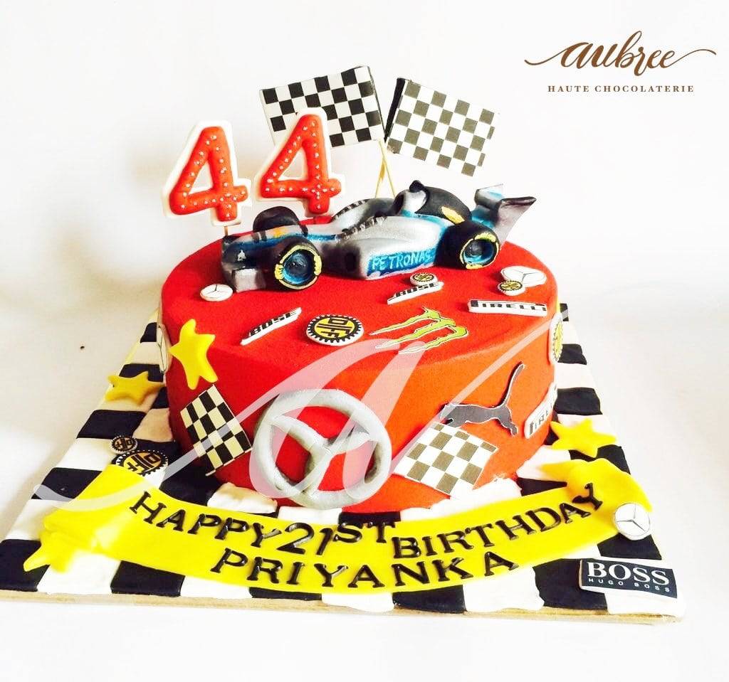 F1 Race Car Cake