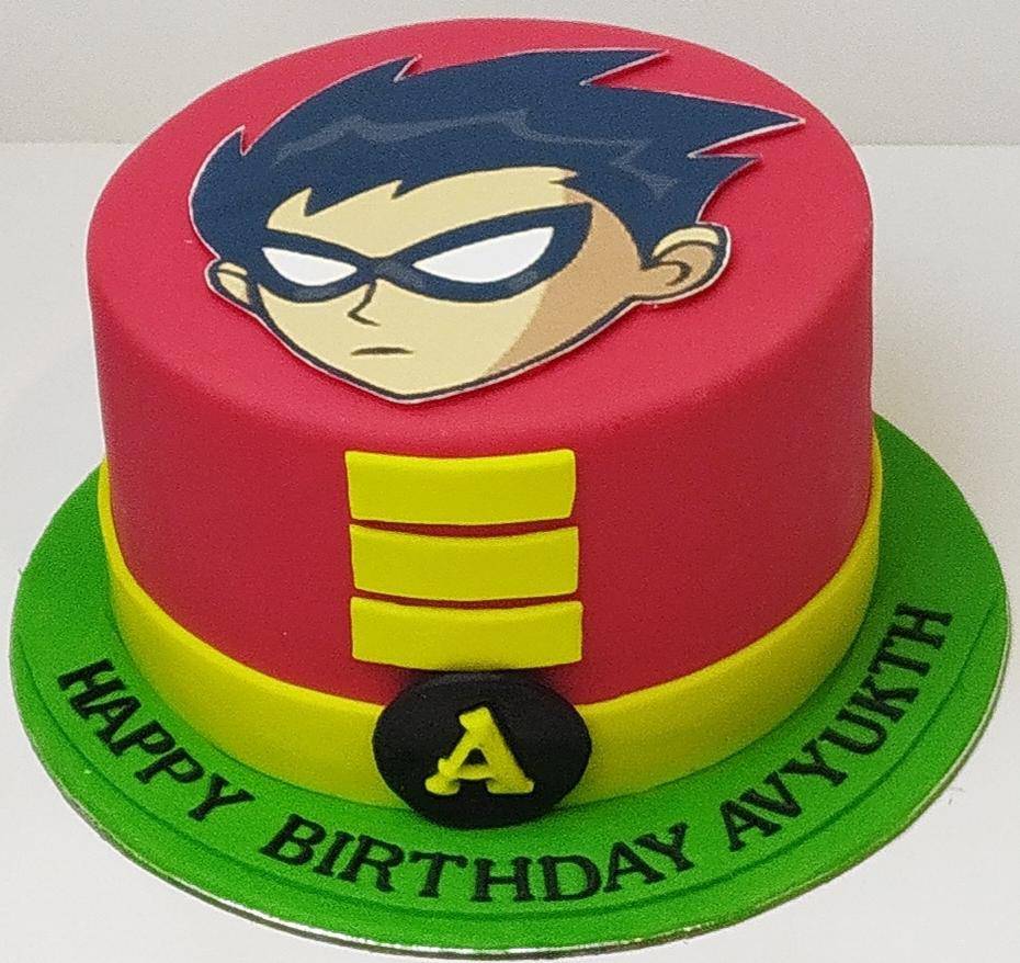 Teeny Titans Theme Cake